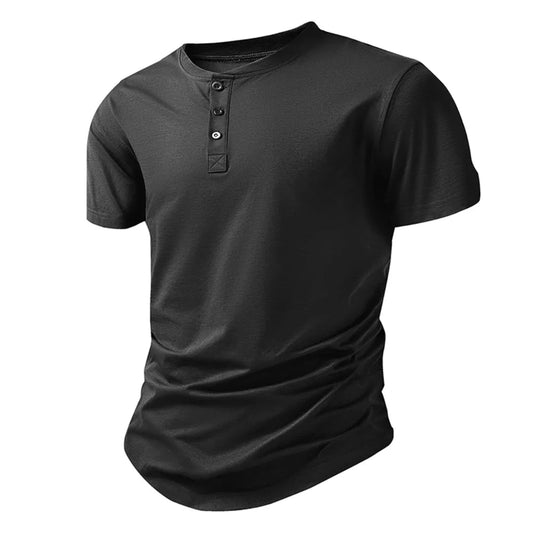Men's summer wear new solid color POLO short-sleeved T-shirt men's half-sleeve stretchy body shirt men's short-sleeved shirt