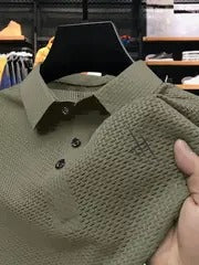 Summer Shirt with Letter Print - Light Business Style